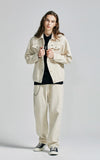 セイントペイン(SAINTPAIN) SP Cotton Twill Trucker Jacket-Ivory