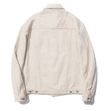 セイントペイン(SAINTPAIN) SP Cotton Twill Trucker Jacket-Ivory