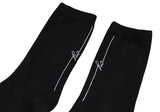 オーワイ(OY) SCRIPT LOGO SOCKS-BLACK