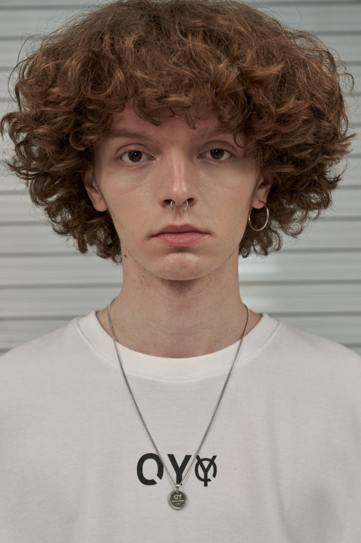 オーワイ(OY) LOGO MEDAL NECKLACE