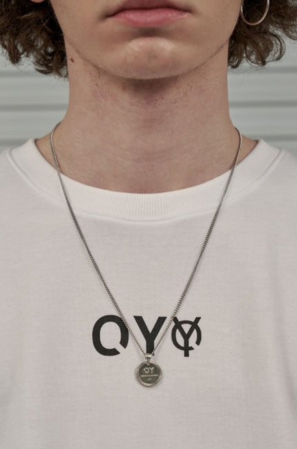 オーワイ(OY) LOGO MEDAL NECKLACE