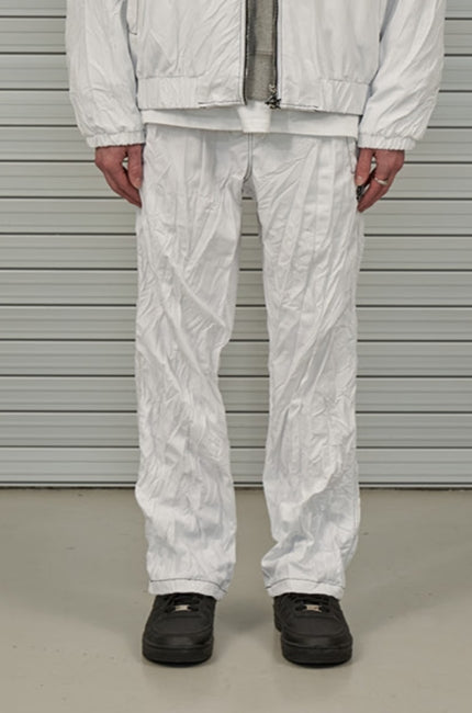 オーワイ(OY)  PLEATED PANTS-WHITE