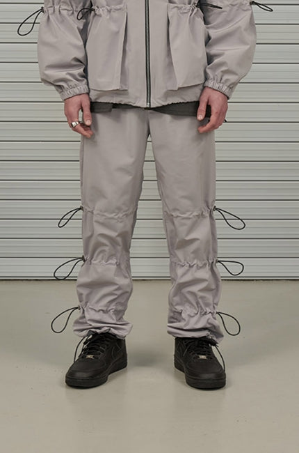 オーワイ(OY)  SIDE STRING PANTS-GREY