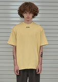 オーワイ(OY) BASIC MOCK NECK LOGO T-LIGHT YELLOW