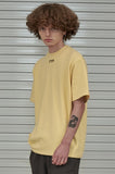 オーワイ(OY) BASIC MOCK NECK LOGO T-LIGHT YELLOW