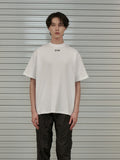 オーワイ(OY) BASIC MOCK NECK LOGO T-WHITE