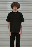 オーワイ(OY) BASIC MOCK NECK LOGO T-BLACK