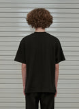 オーワイ(OY) BASIC MOCK NECK LOGO T-BLACK