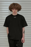 オーワイ(OY) BASIC MOCK NECK LOGO T-BLACK