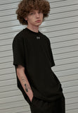 オーワイ(OY) BASIC MOCK NECK LOGO T-BLACK