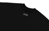 オーワイ(OY) BASIC MOCK NECK LOGO T-BLACK