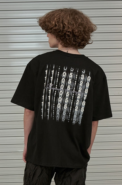 オーワイ(OY) BLUR TIME LOGO T-BLACK