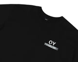 オーワイ(OY) BLUR TIME LOGO T-BLACK