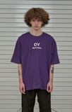 オーワイ(OY) BASIC SLOGAN T-PURPLE