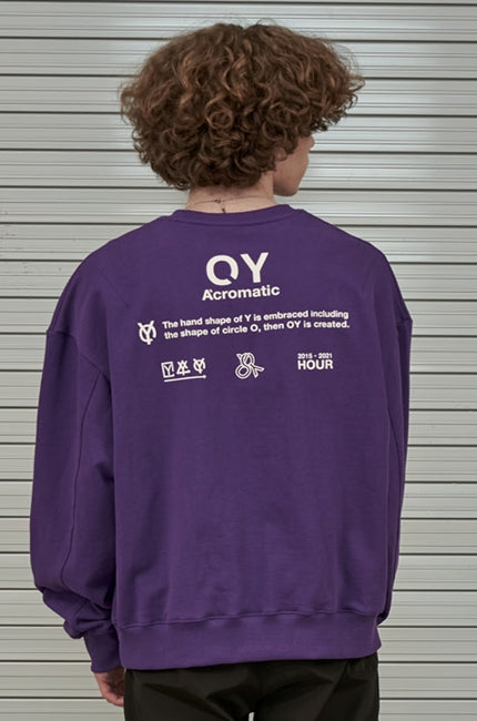 オーワイ(OY) BASIC SLOGAN MTM-PURPLE