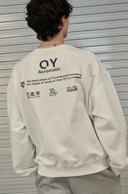 オーワイ(OY) BASIC SLOGAN MTM-WHITE