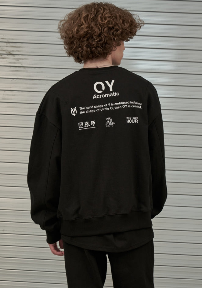 オーワイ(OY) BASIC SLOGAN MTM-BLACK