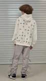 オーワイ(OY) BASIC SLOGAN HOODIE-WHITE