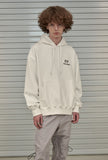 オーワイ(OY) BASIC SLOGAN HOODIE-WHITE