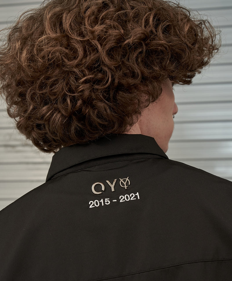 オーワイ(OY) ARCHIVE RING JACKET SHIRTS-BLACK