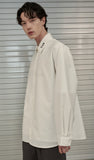 オーワイ(OY) DOUBLE COLLAR SHIRTS-WHITE