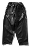 マスノウン(MASSNOUN)  ARTIFICIAL LEATHER PANTS MSOLP001-BK