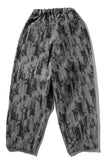 マスノウン(MASSNOUN)  JACQUARD DENIM BALLOON PANTS MSOJP001-GY