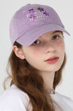 ワンダービジター(WONDER VISITOR)  FWBA violet pigment ball cap