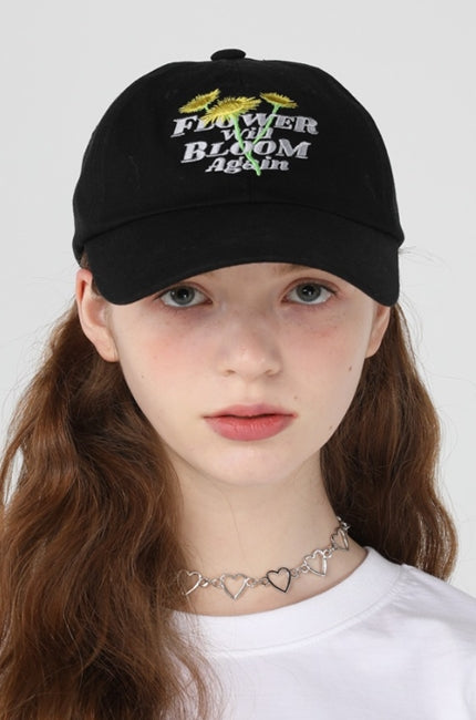 ワンダービジター(WONDER VISITOR) FWBA dandelion pigment ball cap