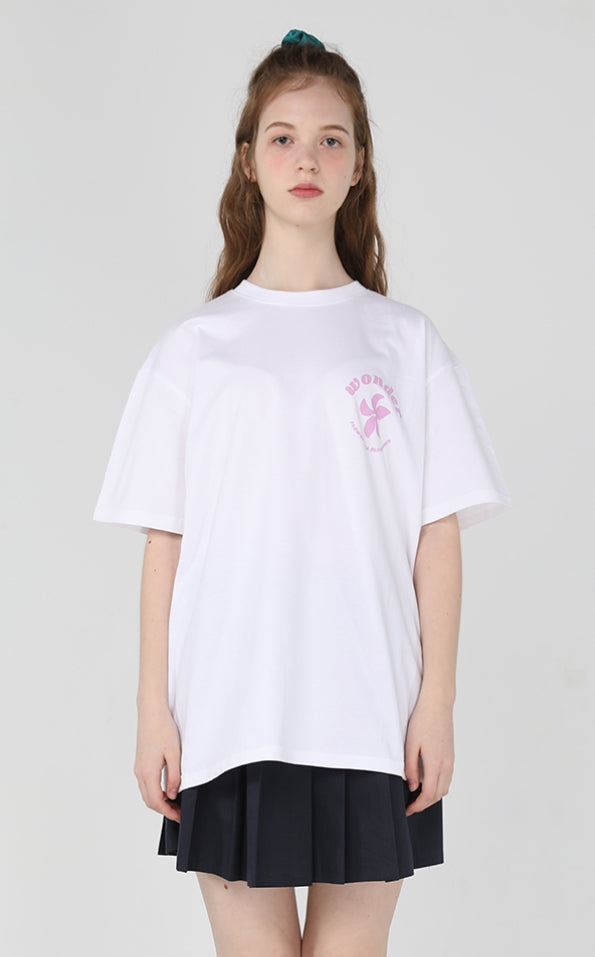 ワンダービジター(WONDER VISITOR)  FWBA Violet T shirts