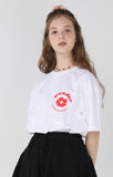 ワンダービジター(WONDER VISITOR)  FWBA Camellia T shirts