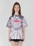 ワンダービジター(WONDER VISITOR)  2021 Signature tie-dye T shirts [Black]