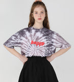 ワンダービジター(WONDER VISITOR)  2021 Signature tie-dye T shirts [Black]