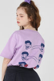 ワンダービジター(WONDER VISITOR)  2021 Signature T shirts [Lilac]