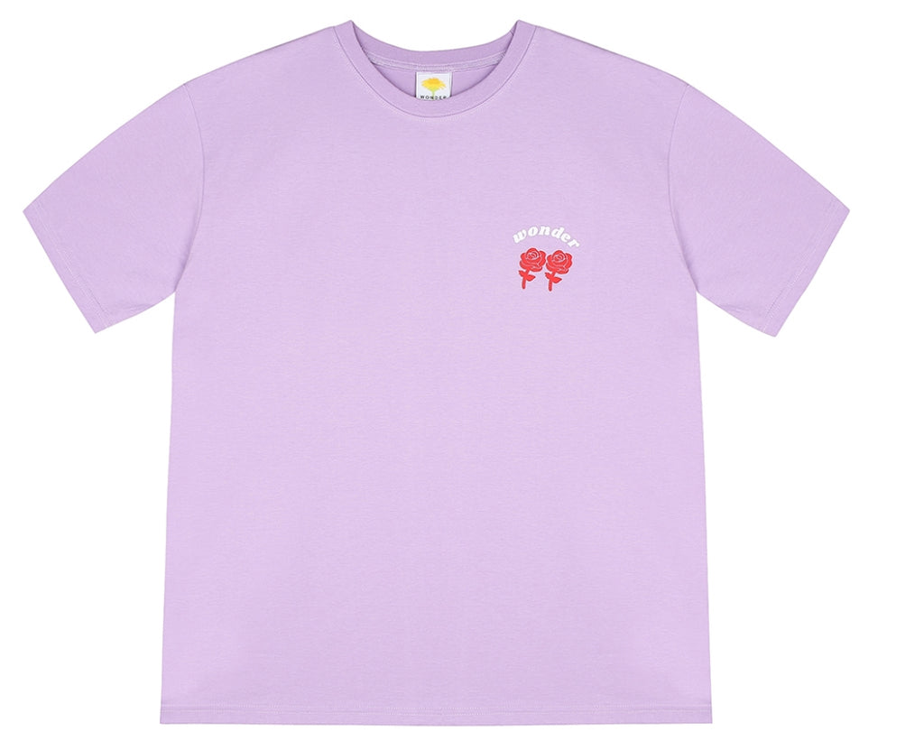 ワンダービジター(WONDER VISITOR)  2021 Signature T shirts [Lilac]