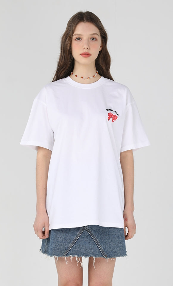 ワンダービジター(WONDER VISITOR)  2021 Signature T shirts [White]