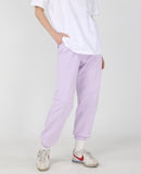 ワンダービジター(WONDER VISITOR)  Happy Logo jogger pants [Lilac]