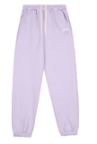 ワンダービジター(WONDER VISITOR)  Happy Logo jogger pants [Lilac]