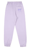 ワンダービジター(WONDER VISITOR)  Happy Logo jogger pants [Lilac]