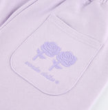 ワンダービジター(WONDER VISITOR)  Happy Logo jogger pants [Lilac]
