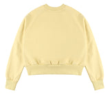 ワンダービジター(WONDER VISITOR)  WV Emblem Crop Sweat-shirt [Lime]