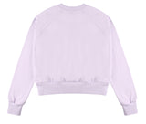 ワンダービジター(WONDER VISITOR)  Stupid baby Crop Sweat-shirt [Lilac]