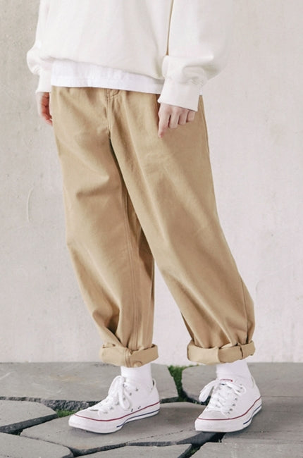 ダブルユーブイプロジェクト(WV PROJECT) Biscuit Pintuck Wide Pants Beige JJLP7466
