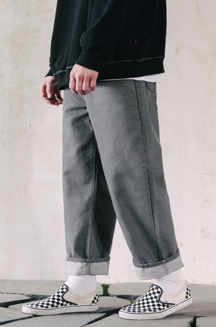 ダブルユーブイプロジェクト(WV PROJECT) Mushroom Wide Pants Grey KMLP7463