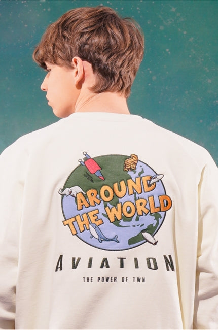 ティーダブリューエヌ(TWN) World Sweat Shirts LMMT3341