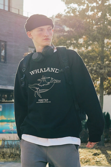 パーステップ(PERSTEP) Whaland Sweatshirt BJMT4402