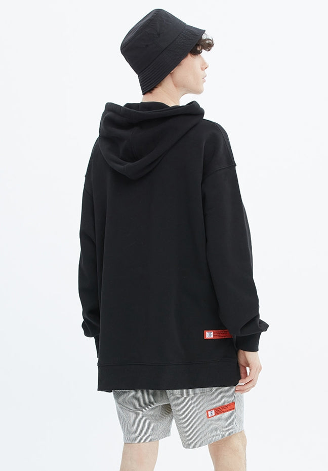 ベドインベド(BADINBAD) FAT LOGO HOODIE_BLACK