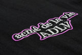 アクメドラビ(acme' de la vie) DOUBLE EMBO BASIC LOGO SHORT SLEEVE T-SHIRT BLACK / PINK