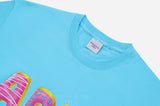 アクメドラビ(acme' de la vie)  DONUT RING SHORT SLEEVE T-SHIRT SKYBLUE