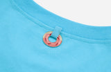 アクメドラビ(acme' de la vie)  DONUT RING SHORT SLEEVE T-SHIRT SKYBLUE
